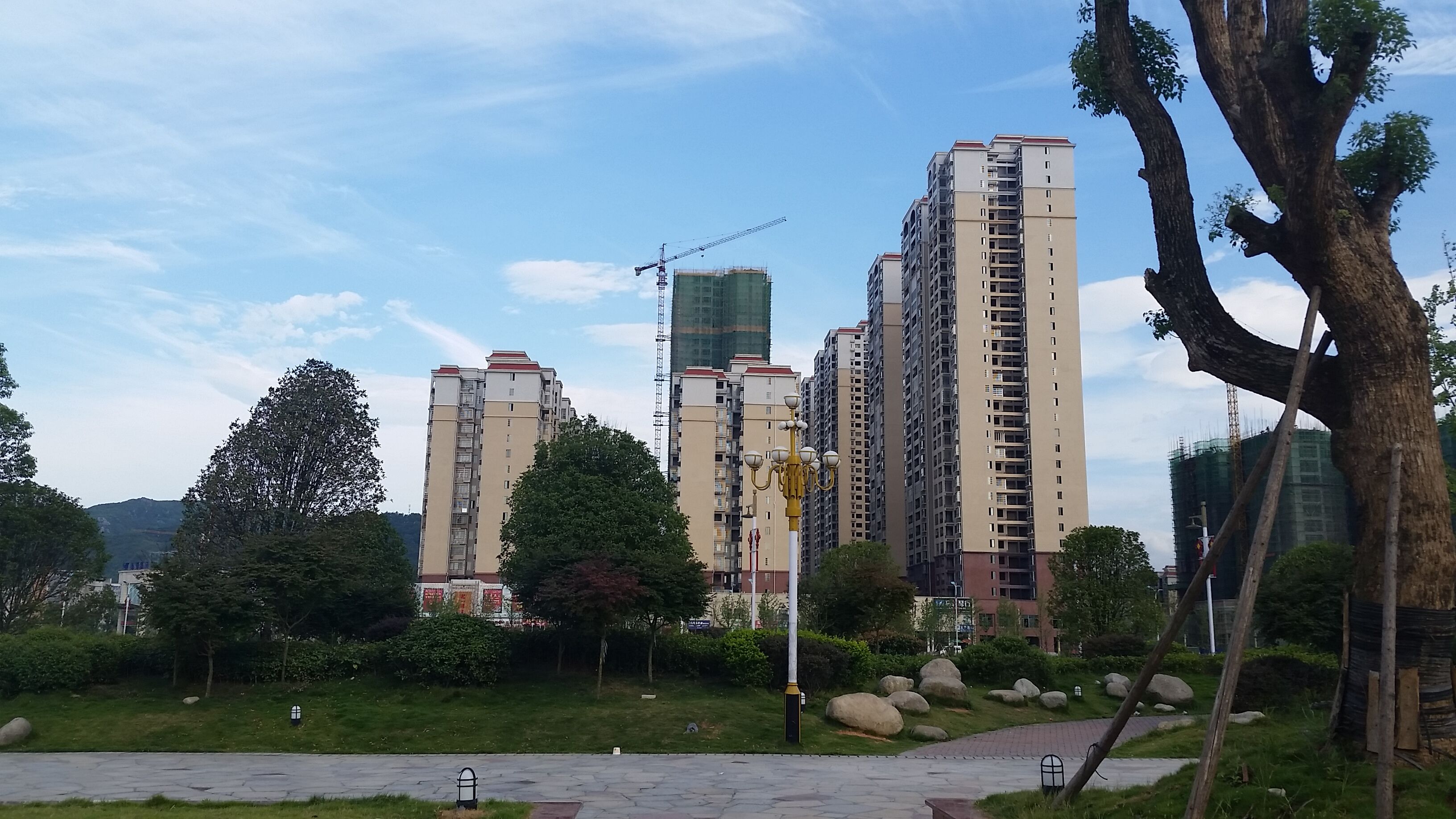 东舜桂北世纪城建设整体实景图